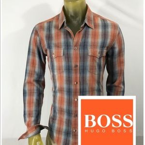 Hugo Boss Orange Button Up